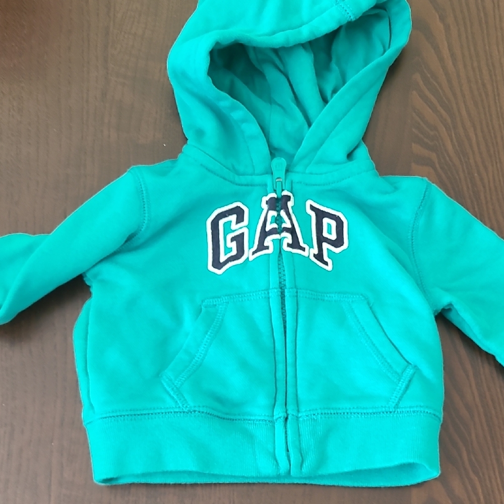 GAP Blue Zip-Up Sweatshirt Hoodie